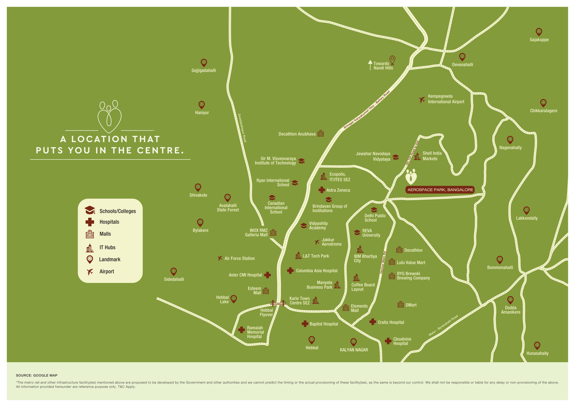 Godrej Ananda Location Map